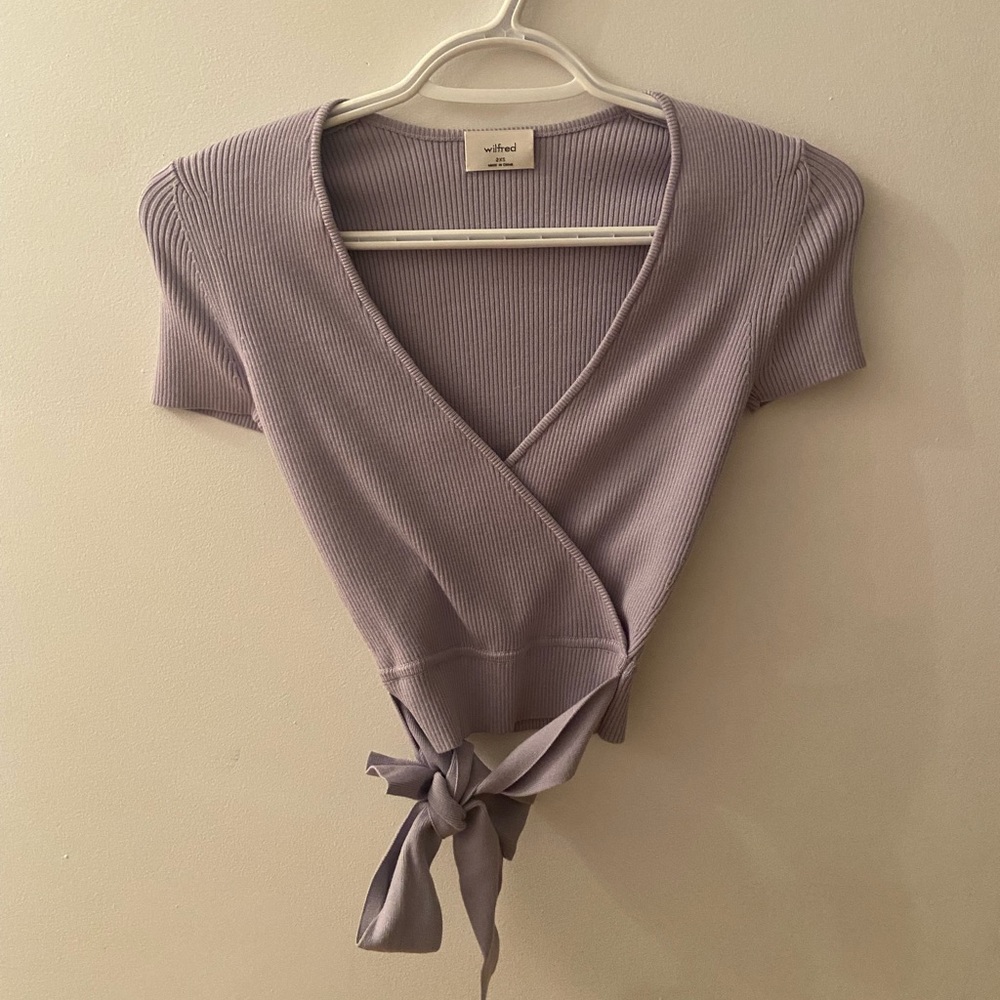 Wilfrid free lavender tie blouse